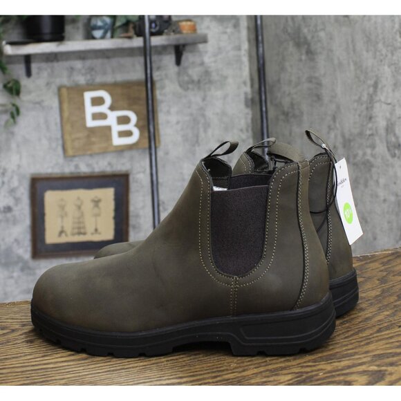 NWT Goodfellow & Co Mens Huxley Chelsea Boots 90971870 Brown Green 10.5 - Picture 5 of 9